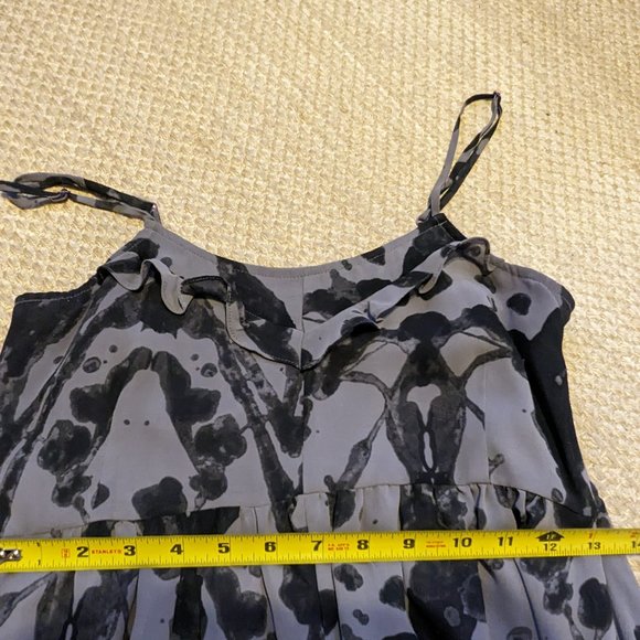 Urban Outfitters Kimchi Blue grey dress with black ink/watercolor pattern - Picture 7 of 12